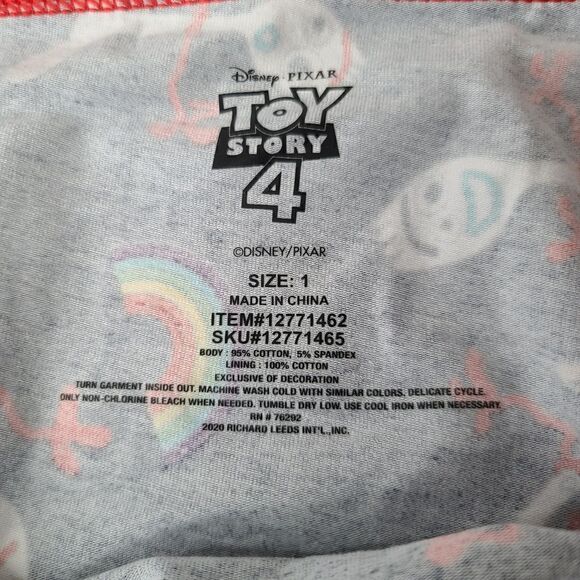 1X 14W 16W Disney Toy Story Forky Hipster Panty Rainbow Cotton Navy Torrid NWT - Picture 6 of 9
